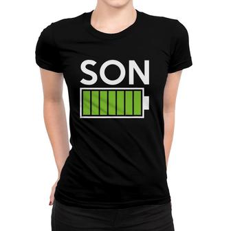 Son Full Battery Men Women Gift Women T-shirt | Mazezy