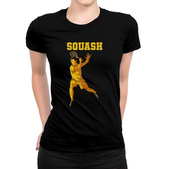 Squash Racket Ball Sport Women T-shirt | Mazezy