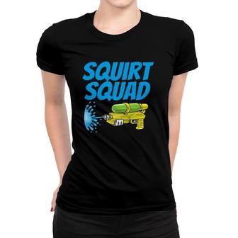 Squirt Squad Water Summer Art For Men & Women Women T-shirt | Mazezy
