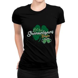 St Patricks Day Let The Shenaigary Begin Women T-shirt | Mazezy