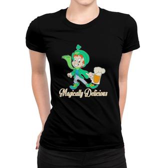 St Patrick's Day Magically Delicious Beer Women T-shirt | Mazezy