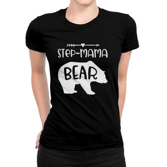Step Mama Bear Gift For Step Mom Step Mother Women T-shirt | Mazezy