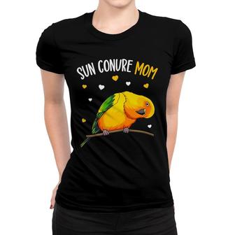 Sun Conure Mom Funny Parrot Bird Lover Women Pullover Women T-shirt | Mazezy