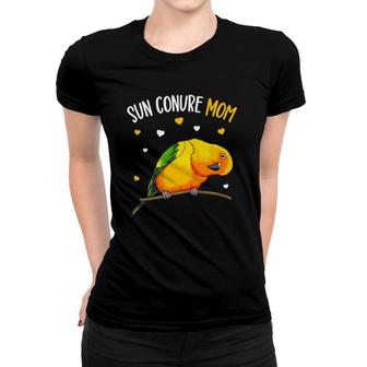 Sun Conure Mom Funny Parrot Bird Lover Women Women T-shirt | Mazezy