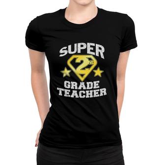 Super 2Nd Grade Teacher Hero Women T-shirt | Mazezy