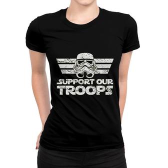 Support Our Troops Star Soldier Women T-shirt | Mazezy