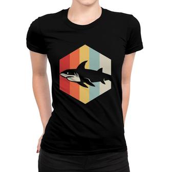 Surfing Retro Shark Animal Lover Women T-shirt | Mazezy