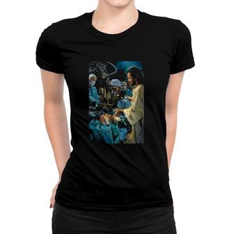 Surgeon Poster God Cover And Bless The Surgeon Women T-shirt | Mazezy