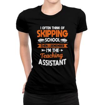 Teaching Assistant Paraprofessional Educator Teacher's Aide Women T-shirt | Mazezy