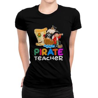 Teaching Gift Idea Pirate Student Learning Teacher Women T-shirt | Mazezy