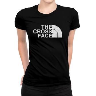The Cross Face Vintage Classic Wrestling Women T-shirt | Mazezy