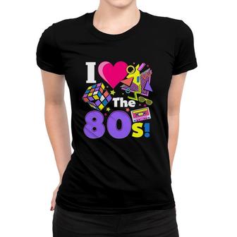 This Is My 80S Costume-Vintage Retro I Love The 80S Women T-shirt | Mazezy