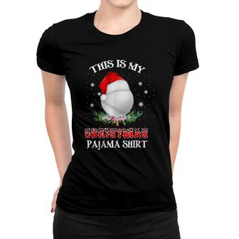 This Is My Christmas Golf Pajama Golfer Boys Women T-shirt | Mazezy