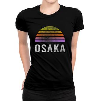 Throwback Sunset Vintage Osaka Design Women T-shirt | Mazezy