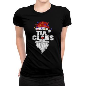 Tia Claus , Family Matching Tia Claus Pajama Women T-shirt | Mazezy UK
