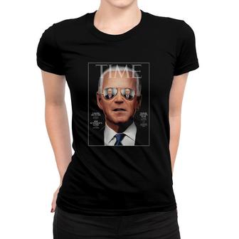 Time Biden Wearing Putin Sunglasses Women T-shirt | Mazezy