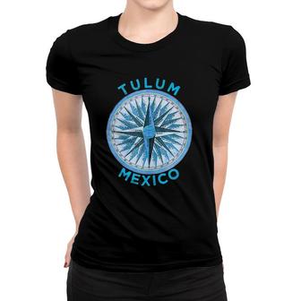 Tulum, Mexico Design Vintage Tulum, Mexico Compass Rose Women T-shirt | Mazezy