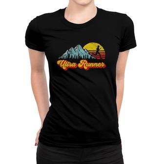Ultra Runner Retro Style Vintage Trail Running Women T-shirt | Mazezy CA