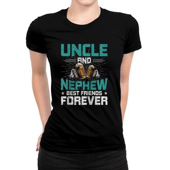 Uncle And Nephew Best Friend Forever Uncle Raglan Baseball Tee Women T-shirt | Mazezy