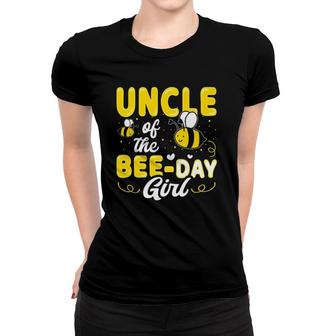 Uncle Of The Bee Day Girl Hive Party Matching Birthday Premium Women T-shirt