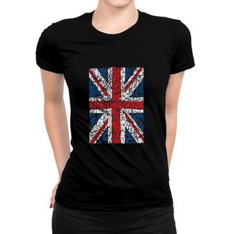United Kingdom Distressed British Flag Women T-shirt | Mazezy