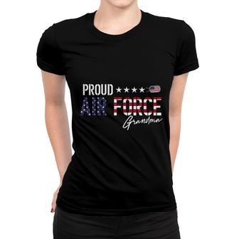 Us Flag Proud Air Force Grandma Women T-shirt | Mazezy