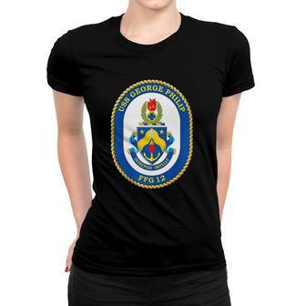 Uss George Philip Ffg-12 Premium Women T-shirt | Mazezy AU
