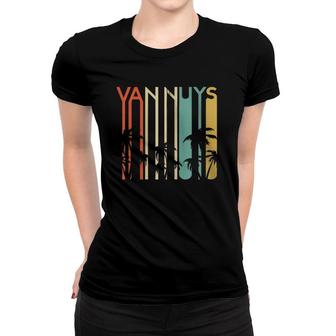 Van Nuys San Fernando Valley Sfv Retro Vintage California Ca Zip Women T-shirt | Mazezy