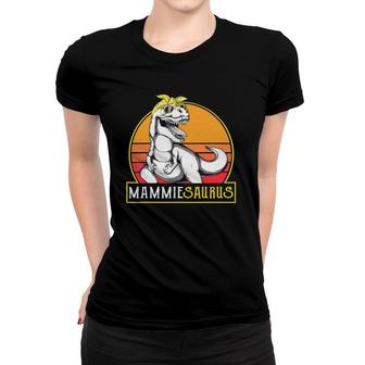 Vintage Funny Mammie Saurus Dinosaur Momrex Women T-shirt | Mazezy