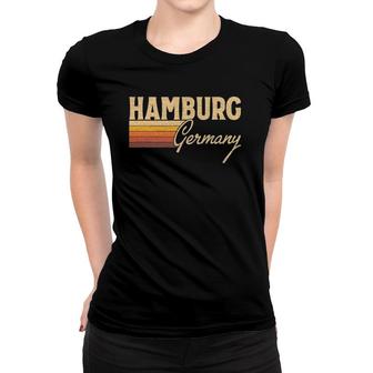 Vintage Hamburg Germany Men Women Gift Women T-shirt | Mazezy DE