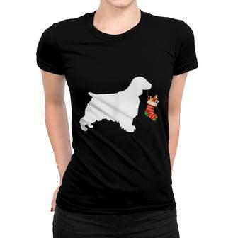 Welsh Springer Spaniel Christmas Stocking Stuffer Dog Women T-shirt | Mazezy