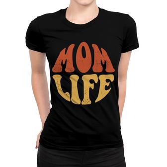 Women Mom Life Vitage Design Gift Mother S Day Women T-shirt - Thegiftio UK