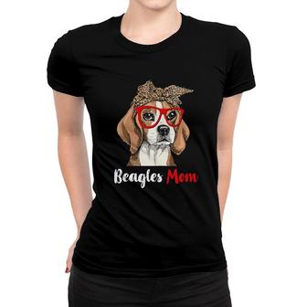 Womens Funny Beagle Mom Dog Lovers - Mother's Day Women T-shirt | Mazezy