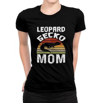 Womens Leopard Gecko Mom Mother Pet Lizard Lover Reptile Women T-shirt | Mazezy