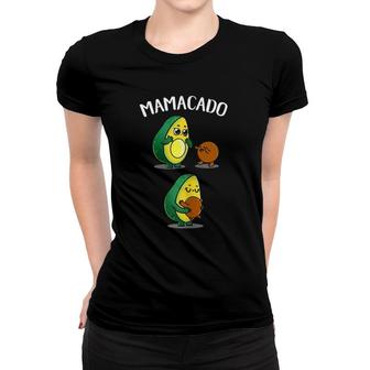 Womens Mamacado Avocado Pregnancy Announcement Women T-shirt | Mazezy
