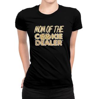 Womens Mom Of The Cookie Dealer Scout For Girls V-Neck Women T-shirt | Mazezy