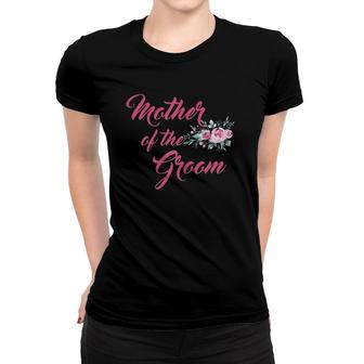 Womens Peonies Wedding Matching Bridal Party Mother Of Groom Women T-shirt | Mazezy
