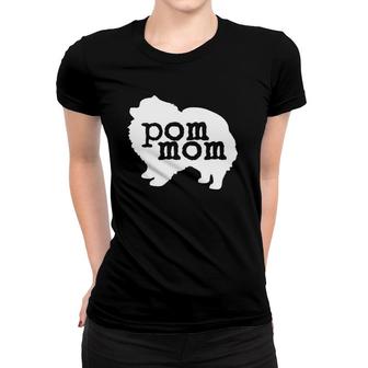 Womens Pomeranian Dog Lover Pom Mom Women T-shirt | Mazezy AU