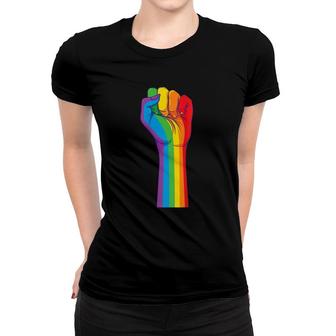 Womens Rainbow Gay Pride Womens Summer Tops Women T-shirt | Mazezy