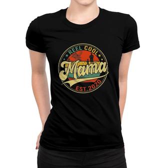 Womens Reel Cool Mama Fishing Vintage Retro Mother's Day Women T-shirt | Mazezy