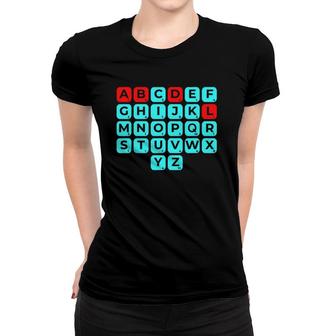 Words Cheatsheet Scrabble Word Games Board Games Women T-shirt | Mazezy