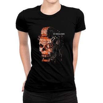 World Of Tanks Halloween Tank Gear Skull Women T-shirt | Mazezy AU