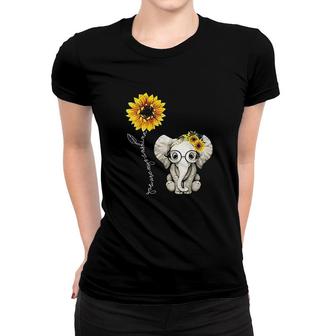You Are My Sunshine Hippie Sunflower Elephant Gift Friend Women T-shirt - Thegiftio UK