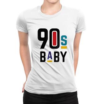 90s Baby Born In The 90s 90s Party Women T-shirt | Mazezy