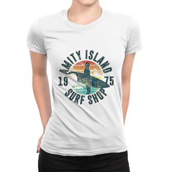 Amity Island Surf Shop 1975 Women T-shirt | Mazezy