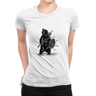 Bear Warrior Polar Bear Women T-shirt | Mazezy