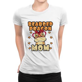 Bearded Dragon Mom Gecko Mother Lizard Lover Gift Women T-shirt | Mazezy