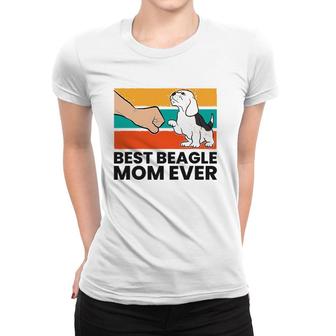 Best Beagle Mom Ever Mother Of Beagle Dog Women T-shirt | Mazezy