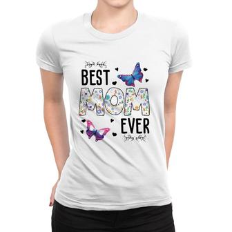 Best Mom Ever Colored Patterns Mother's Day Mama Birthday Women T-shirt | Mazezy