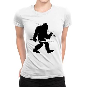 Bigfoot Samurai With Katana Japanese Sasquatch Women T-shirt - Thegiftio UK